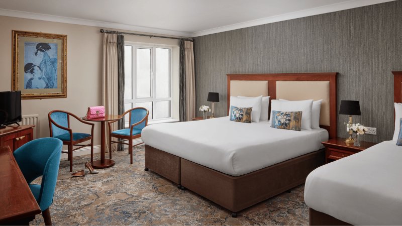 Rooms inside Dooley's Hotel