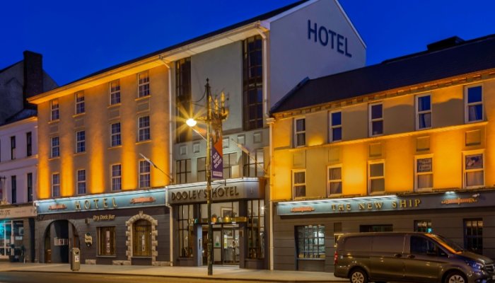 External inside Dooley's Hotel